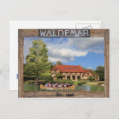 Camp Waldemar Briefkaart (Voorkant / Achterkant)