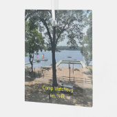 Camp Watchaug Foto Ornament (Voorkant links)