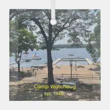 Camp Watchaug Foto Ornament