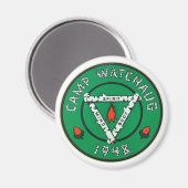 Camp Watchaug Logo Magneet (Voorkant / Achterkant)