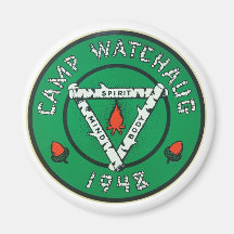 Camp Watchaug Logo Magneet