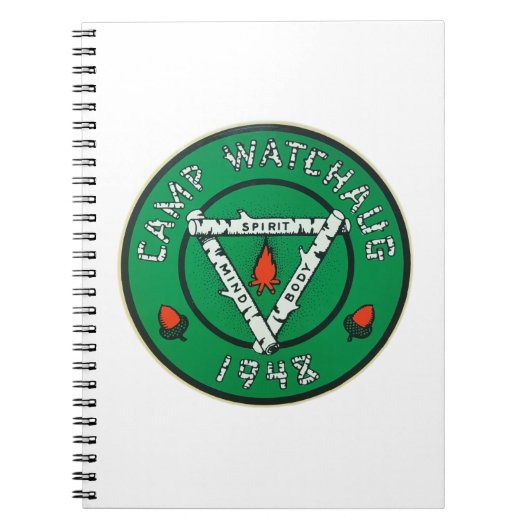 Camp Watchaug Notitieboek (Voorkant)