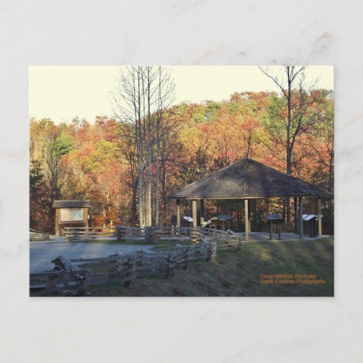 Camp Wildcat Civil War Battlefield Briefkaart (Voorkant)