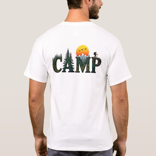 CAMP Wilderness Camouflage Avontuur – T-shirt (Achterkant)