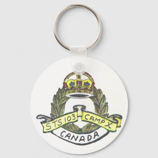 Camp-X Crest Sleutelhanger (Voorkant)