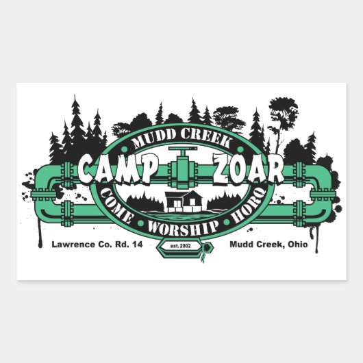 Camp Zoar Stickers (Voorkant)