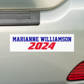 Campagne 2024 Marianne Williamson President Vereni Bumpersticker (Op auto)
