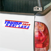 Campagne 2024 President TRUMP & KARI LAKE stemming Bumpersticker (Op Truck)