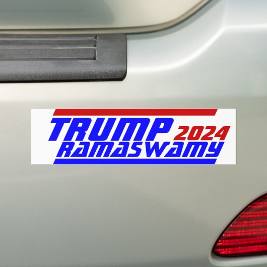 Campagne 2024 President TRUMP VIVEK RAMASWAMY stem Bumpersticker (Op auto)