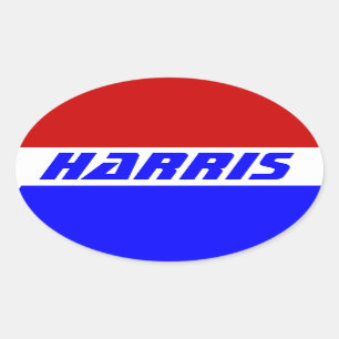 Campagne 2024 President VP KAMALA HARRIS Ovale Sticker