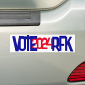 Campagne 2024 Robert Kennedy Jr RFK President Bump Bumpersticker (Op auto)
