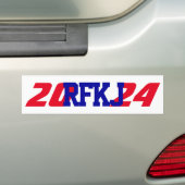 Campagne 2024 Robert Kennedy Jr RFKJ President Bumpersticker (Op auto)