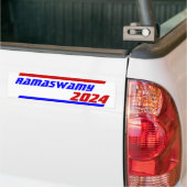 Campagne 2024 verkiezing volgende President V RAMA Bumpersticker (Op Truck)