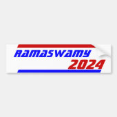 Campagne 2024 verkiezing volgende President V RAMA Bumpersticker (Voorkant)