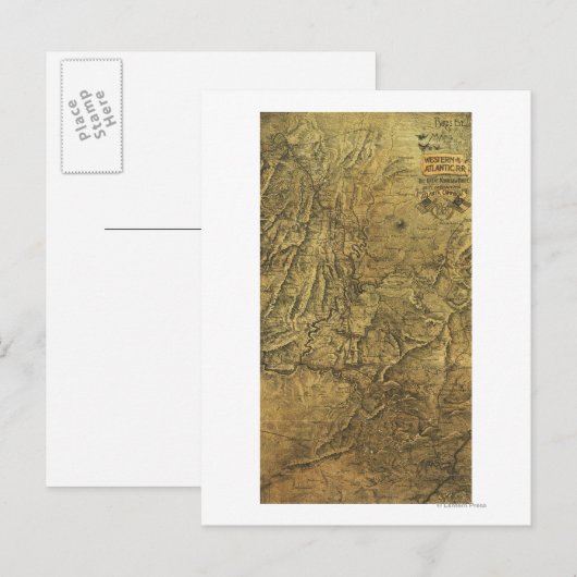 Campagne Atlanta - Kaart van het Panoramiek-burger (Voorkant / Achterkant)