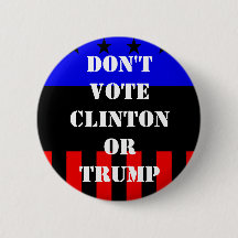 Campagne Button 2016 (geen Clinton of Trump)