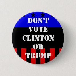 Campagne Button 2016 (geen Clinton of Trump)