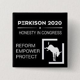 Campagne Button voor Perkison 2020