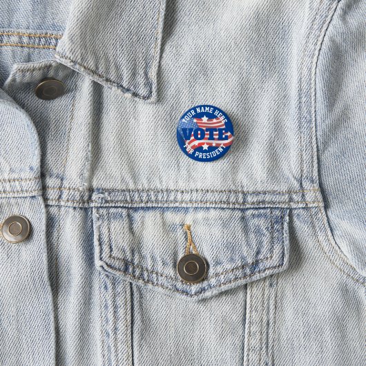 Campagne Button w / Flag (In situ)