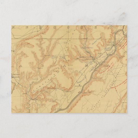 Campagne Chattanooga 2 Briefkaart (Voorkant)