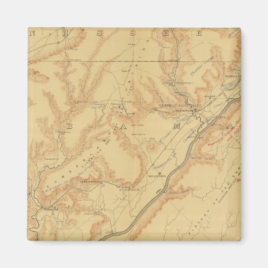 Campagne Chattanooga 2 Magneet (Voorkant)