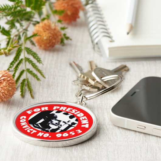 Campagne Eugen Debs For President Sleutelhanger (Zijkant)