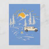 Campagne in het Briefkaart bergen Van Life (Voorkant)