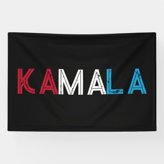 Campagne KAMALA Harris 2024 Spandoek (Horizontaal)