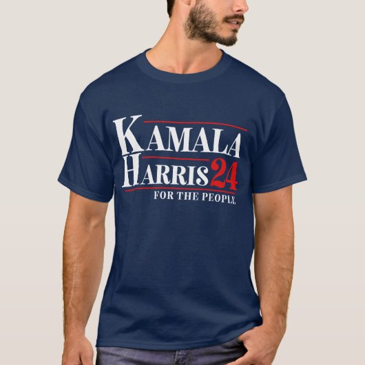 Campagne Kamala Harris 2024 T-shirt (Voorkant)
