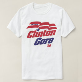 Campagne Logo Clinton/Gore 1996 T-shirt