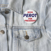 Campagne Logo Ross Perot Ronde Button 5,7 Cm (In situ)