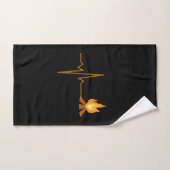 Campagne met kampvuur handdoek (Handdoek)