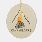 Campagne met Toasting Marshmallows Ornament (Links)