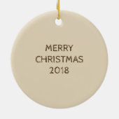 Campagne met Toasting Marshmallows Ornament (Achterkant)