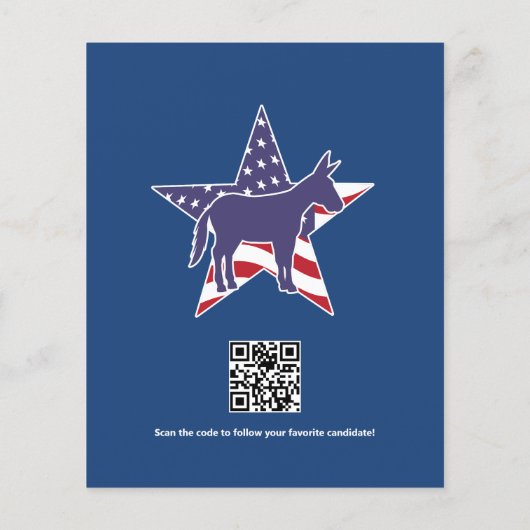 Campagne om fondsen te werven voor politieke doele flyer (Achterkant)