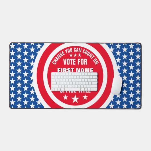 Campagne politieke Sjabloon Bureaumat (Keyboard & Muis)