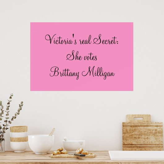 Campagne-poster Poster (Keuken)