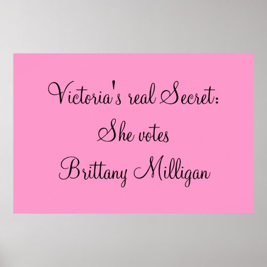 Campagne-poster Poster (Voorkant)