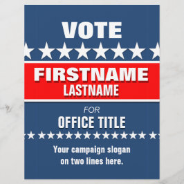 Campagne Sjabloon Aangepast Flyer