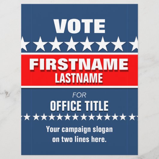 Campagne Sjabloon Aangepast Flyer (Voorkant)