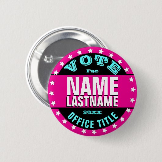 Campagne Sjabloon Aangepast Ronde Button 5,7 Cm (Voorkant /achterkant)