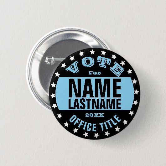 Campagne Sjabloon Aangepast Ronde Button 5,7 Cm (Voorkant /achterkant)