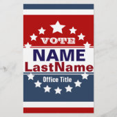 Campagne Sjabloon leeg Flyer (Voorkant)