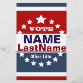 Campagne Sjabloon leeg Flyer