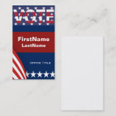 Campagne Sjabloon Stars Visitekaartje (Voorkant / Achterkant)