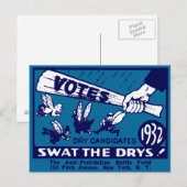 Campagne ter bestrijding van het verbod van 1932 briefkaart (Voorkant / Achterkant)