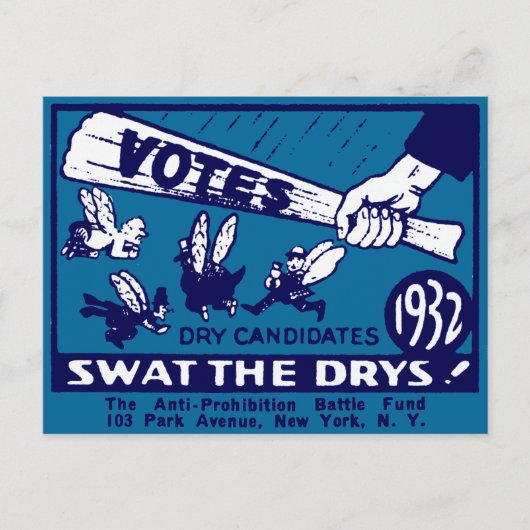 Campagne ter bestrijding van het verbod van 1932 briefkaart (Voorkant)