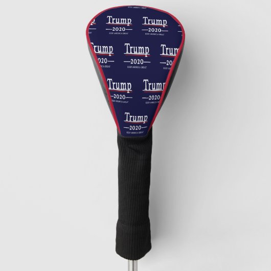 Campagne Trump 2020 Golf Club Head Hoesje Golfheadcover (Voorkant)