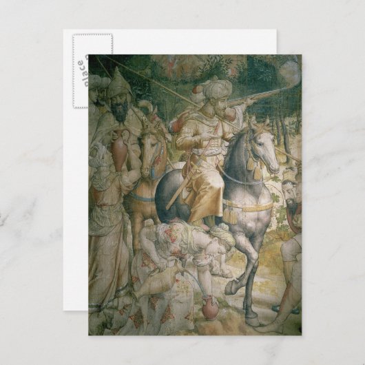 Campagne van keizer Charles V tegen de Turken Briefkaart (Voorkant / Achterkant)