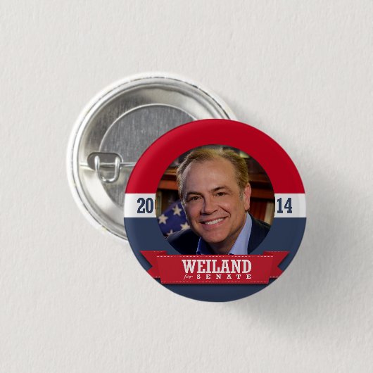 CAMPAGNE VAN RICK WEILAND RONDE BUTTON 3,2 CM (Voorkant /achterkant)